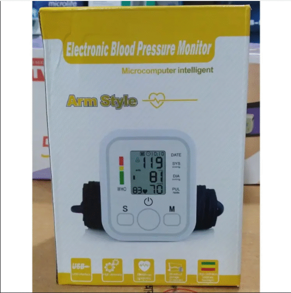 Electronic Digital Blood pressure Machine High Accuracy Comes with free thermometer - Image 2