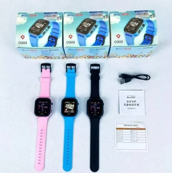 Smartberry 2030 C005 Kids Smartwatch G.P.S Tracking, Video Call, SIM Card, Flashlight, Camera, Smartwatch for Kids - Image 4